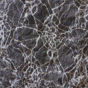 NEW HALLOWEEN GOTHIC LIGHT GRAY SPIDER WEB LACE NETTING SHEER FABRIC 5 PIECES 8